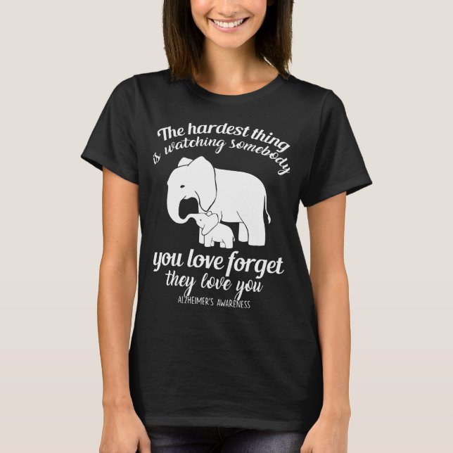 den mest hårda saken håller ögonen på något som du t shirt (Framsida)