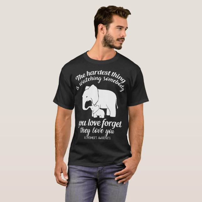 den mest hårda saken håller ögonen på något som du t shirt (Hel framsida)