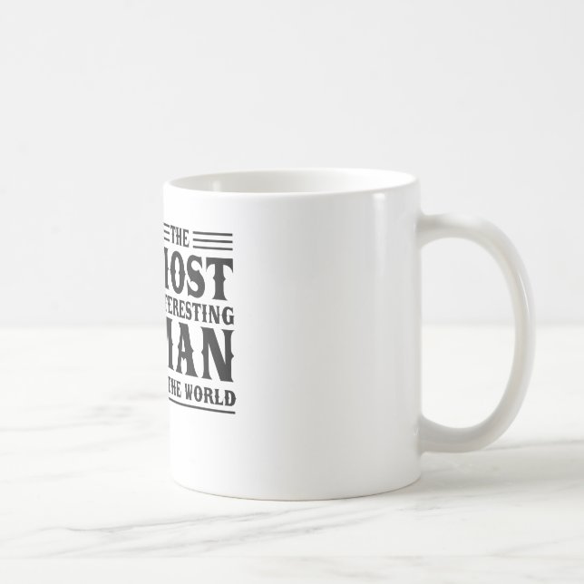 Den mest intressant manen i världen kaffemugg (Höger)