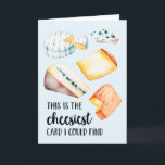 Den mest läskigt | Lönsamt födelsedagskort Kort<br><div class="desc">Låt födelsedagsflickan eller pojken skratta genom att ge dem ett obehagligt födelsedagskort. Det roliga födelsedagskortet innehåller flera sorters ost med "Det här är det mest lättlästa kortet jag kunde hitta" i ett trendig typografi stil. Insidan har gott om utrymme för din anpassningsbar hälsning eller lämna som är fallet med hälsning...</div>