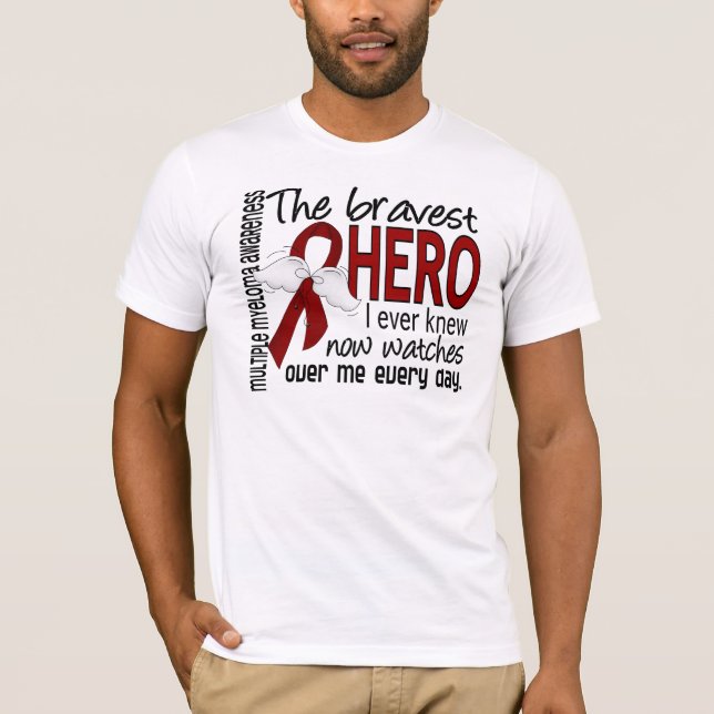 Den mest modiga hjälten visste jag någonsin tee shirt (Framsida)
