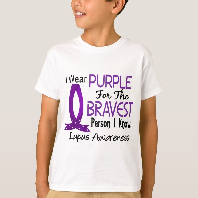 Den mest modiga personen vet jag Lupus T-shirt (Framsida)
