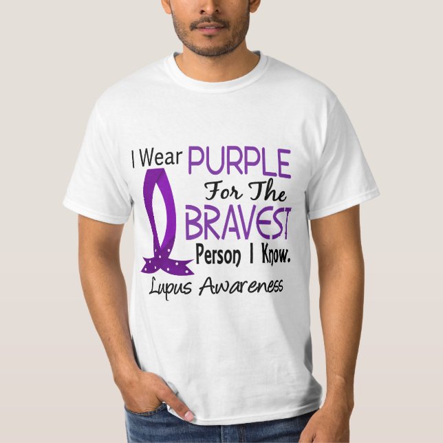 Den mest modiga personen vet jag Lupus T-shirt (Framsida)