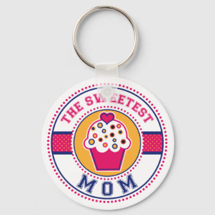 Den mest sweetest mamman Keychain Nyckelring