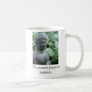 Den mest underbara bönen är patience. kaffemugg