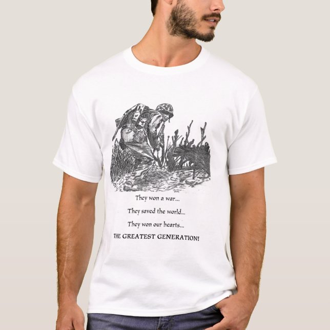den mest underbara generationen tee shirt (Framsida)