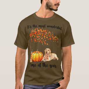 Den mest underbara hösttiden Labrador Retrie T Shirt