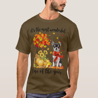 Den mest underbara hösttiderna Chihuahua Pumpk T Shirt