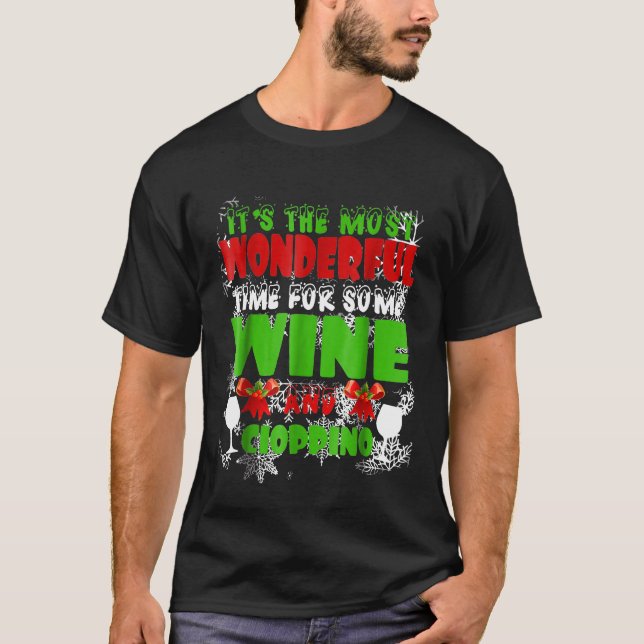 Den mest underbara julen i Vin T Shirt (Framsida)