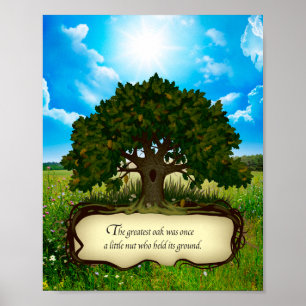 Den mest underbara oaken var en gång lite ett nö poster