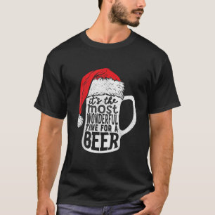 Den mest underbara tiden för en öl jul t shirt