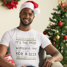 Den mest underbara tiden för en öl t shirt