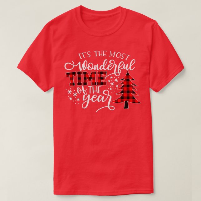 Den mest underbara tiden på året Röda Pingsten T Shirt (Design framsida)