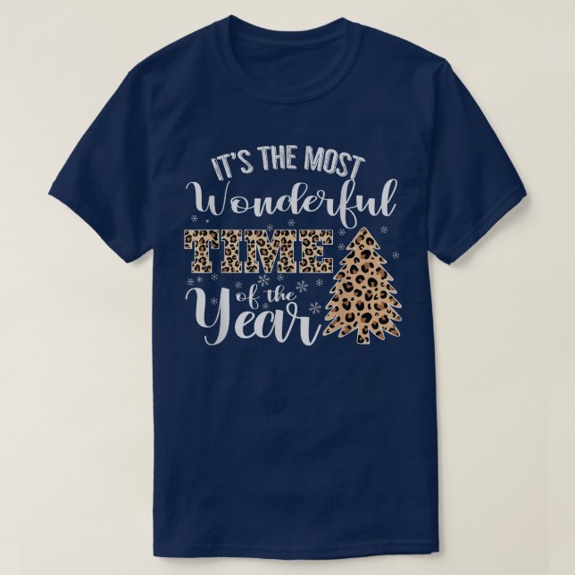Den mest underbara tidpunkten för året Leopard Tr T Shirt (Design framsida)