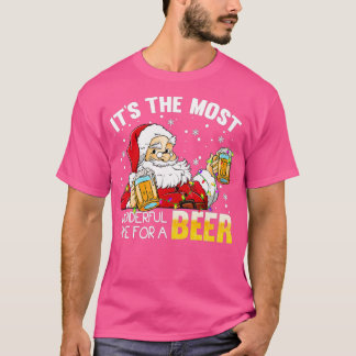 Den mest underbara tidpunkten för en öl- jul t shirt