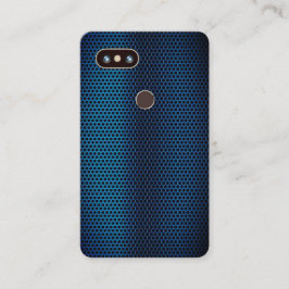 Den metalliska fauxen stålsätter mobilt täcker & visitkort