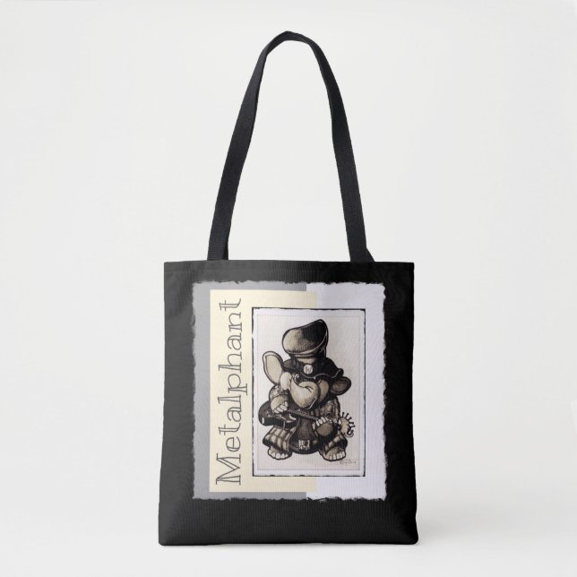Den Metalphant metalltotot eller Tygkasse (Framsida)