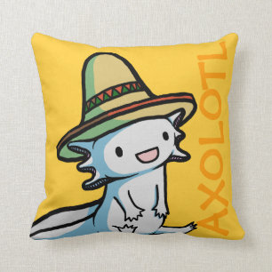Den mexicanska axolotlen kudder kudde