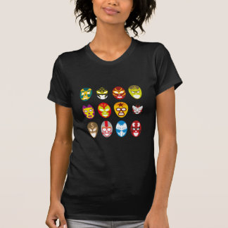 Den mexicanska brottningen maskerar tee shirt