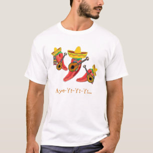 Den mexicanska mariachien sätter band T-tröja T-shirt