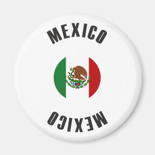 Den Mexico flagga rullar Magnet