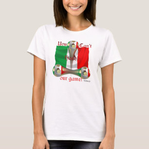 Den Mexico fotbollleken på spagetti fäster Tee