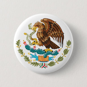 Den Mexico vapenskölden knäppas Knapp