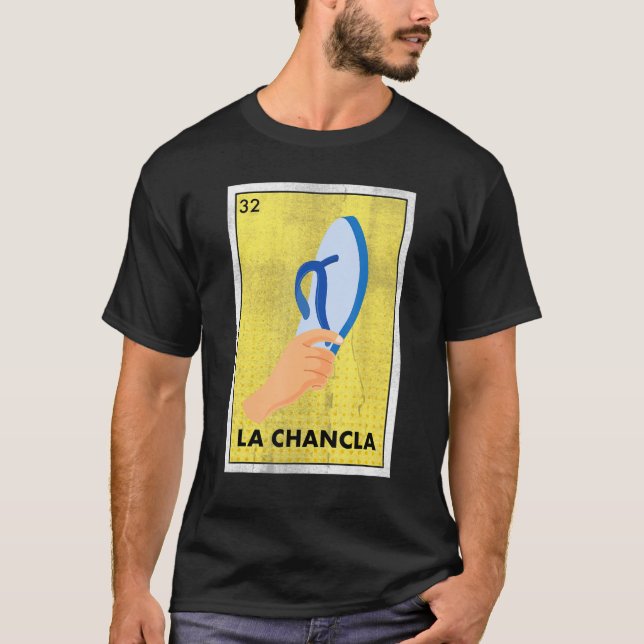 Den mexikanska La Chancla Lottery Tradicional, Vän T Shirt (Framsida)