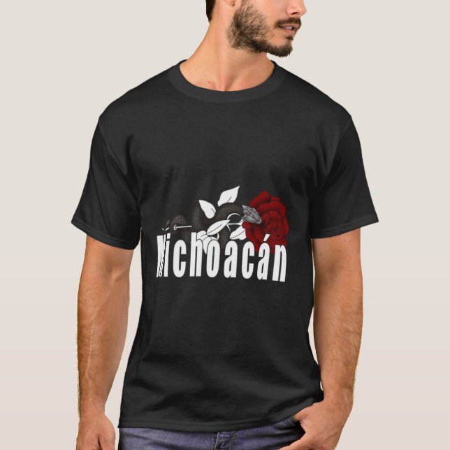 Den mexikanska staten Michoacan Ro T Shirt (Framsida)