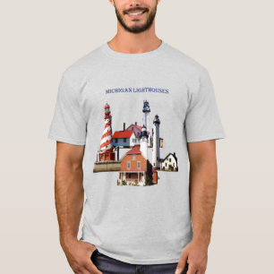 Den Michigan fyrskjortan tänder T Shirt