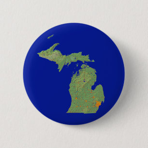 Den Michigan kartan knäppas Knapp