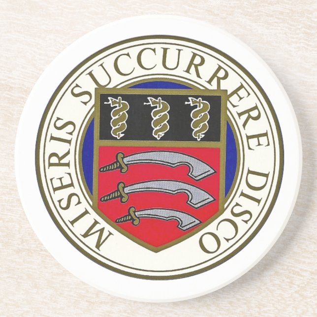 Den Middlesex sjukhuskustfartyget med logotypen Underlägg Sandsten (Framsidan)