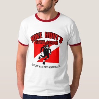 Den Mike jakt dykning skolar T-shirt
