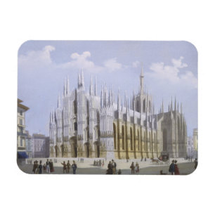 Den Milan domkyrkan från 'beskådar av Milan och Magnet