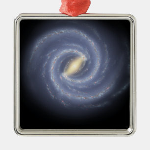 Den Milky långt galaxen Julgransprydnad Metall