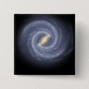 Den Milky långt galaxen Knapp