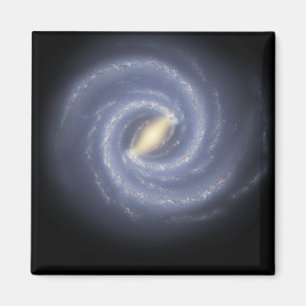 Den Milky långt galaxen Magnet
