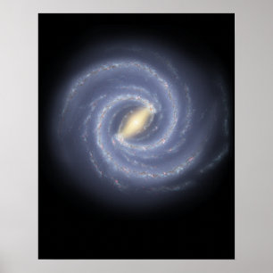 Den Milky långt galaxen Poster