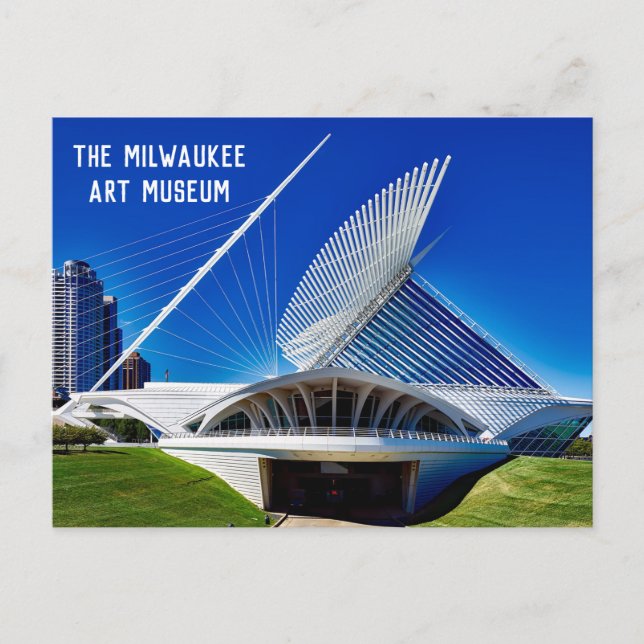 Den Milwaukee konstmusemet Vykort (Framsida)