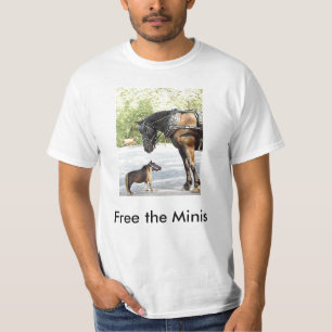 den mini- hästen, frigör kortkorten t shirt