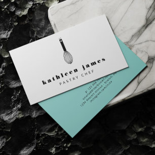 Den Minimalist ballongen viftar kock Visitkort