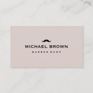 Den Minimalist barberaren shoppar Visitkort