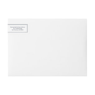 Den Minimalist enkla cursiven skrivar Etikettband