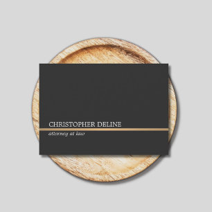 Den Minimalist mörka grå färgfauxen förkopprar Visitkort
