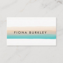 Den Minimalist vattenfärgen borstar slår Visitkort