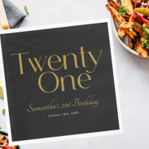 Den minimalistiska Eleganten Black Guld 21:a födel