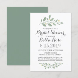 Den minimalistiska grekiska Blommigten Möhippa Inb Inbjudningar