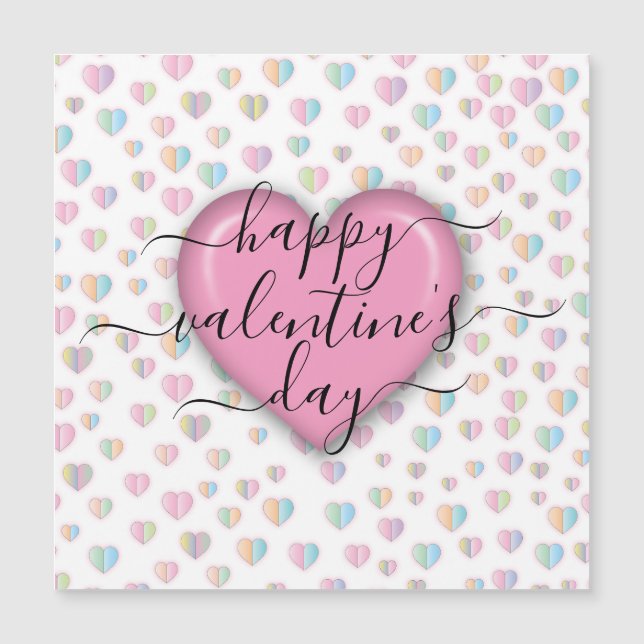 Den minimalistiska Lycklig Valentindagen (Framsida)
