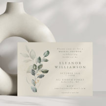 Den minimalistiska Möhippan Rustic Guld Greenery