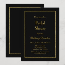 Den minimalistiska svarta Möhippan Guld Ram